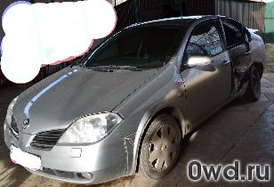 Битый автомобиль Nissan Primera